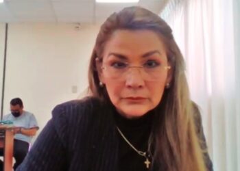 Áñez anuncia una demanda internacional con base en el reporte de EEUU sobre los comicios de 2019