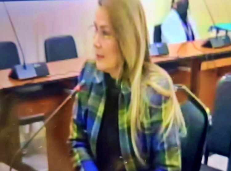En audiencia, Áñez ratifica inocencia; dicen que ‘con seguridad’ la sentencia será este viernes