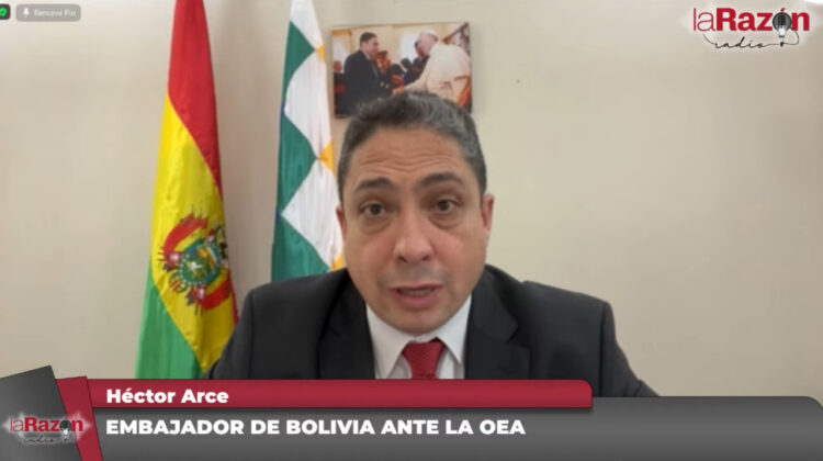 El embajador Arce identifica tres áreas de trabajo de la comisión de la CIDH en Bolivia