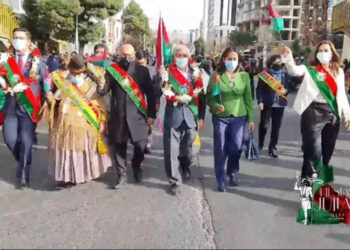 Arias comienza los desfiles en La Paz; conozca las vías que estarán cerradas estos tres días