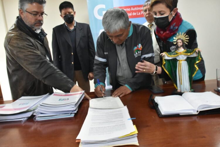 El POA 2023 de La Paz es promulgado por Arias horas tras la aprobación del Concejo