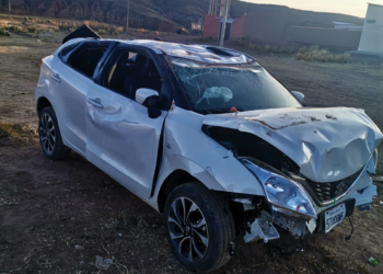 Tres heridos en Umala tras el vuelco de una vagoneta