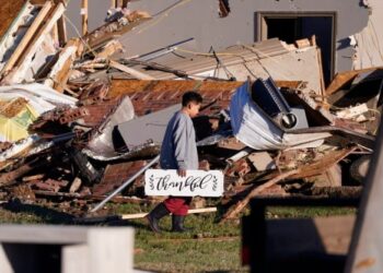 El fallecido fue identificado en el condado de McCurtain, en Oklahoma, según el responsable de Emergencias Cody McDaniel. Foto: AFP