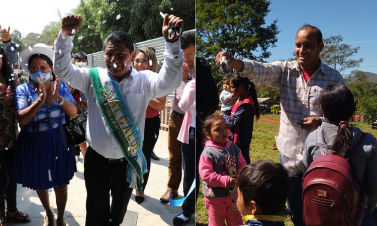 Luis Arce destaca las victoria del MAS en los municpios cruceños de La Guardia y San Javier