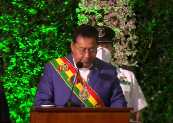 Luis Arce: ‘Algunos se creen dueños de Santa Cruz, pero el pueblo sabe que no tiene patrones’