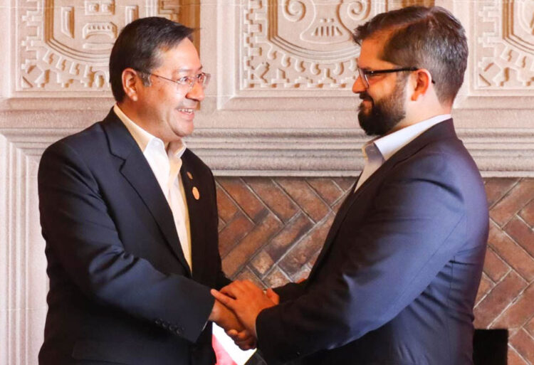 Bolivia y Chile acuerdan reactivar la ‘Hoja de Ruta’ bilateral y acelerar el diálogo económico