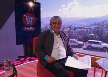 El alcalde Iván Arias, en entrevista pasada con La Razón.