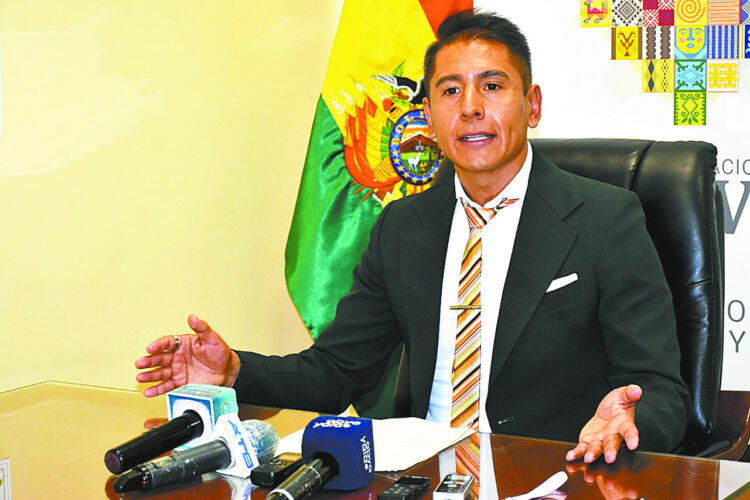 El viceministro de Altas Tecnologías energéticas, Álvaro Arnez.