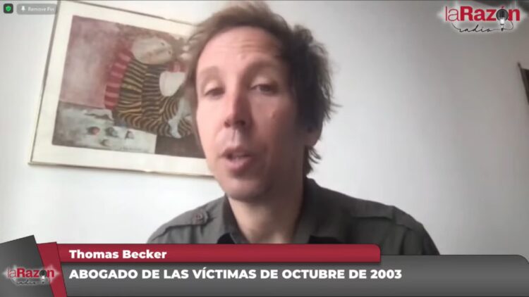 El abogado Thomas Becker en La Razón Radio.