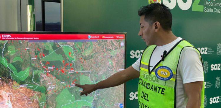 Suben a 13 los municipios cruceños declarados en desastre por los incendios forestales