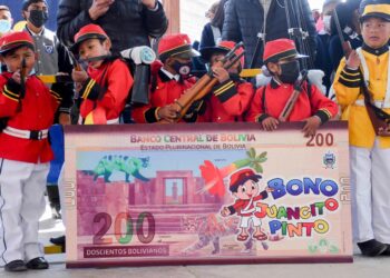 Estudiantes se benefician con el bono. Foto: Archivo