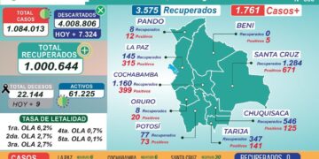 Reporte de los casos de COVID-19