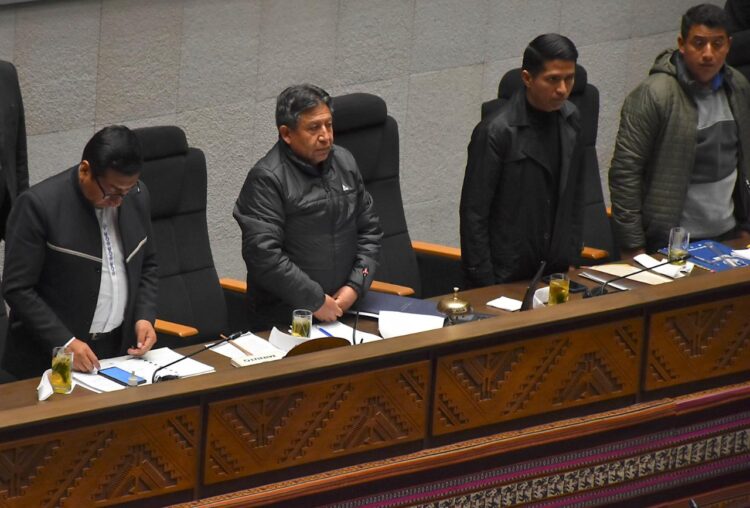 Choquehuanca llama a sesión de Asamblea para resolver dos vocalías vacantes en el TSE