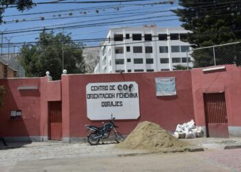 La cárcel de Obrajes, en La Paz, vista de exteriores. Foto: La Razón-archivo