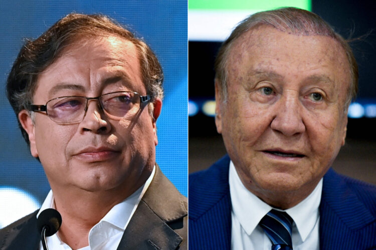 Petro y Hernández, un duelo por el voto antisistema en Colombia
