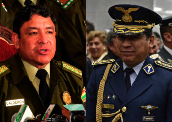 Yuri Calderón y Gonzalo Terceros en una producción de La Razón.