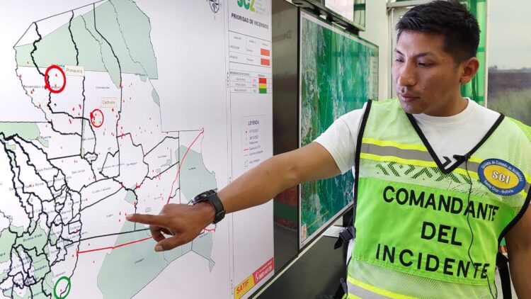 Gracias a las lluvias y los bomberos, reportan solo dos incendios forestales en Santa Cruz