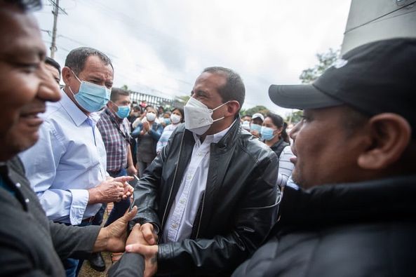 El gobernador Luis Fernando Camacho en la cumbre por el Censo. Foto: Gobernación Santa Cruz