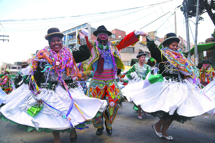 En febrero se inicia agenda del Carnaval Paceño 2022