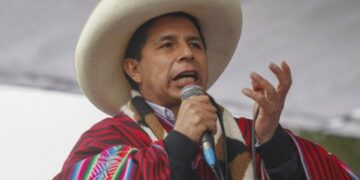 El presidente Pedro Castillo, en un acto público. Foto: AFP-archivo