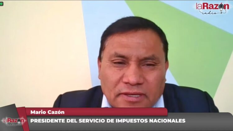 El titular del SIN, Mario Cazón, en La Razón Radio.