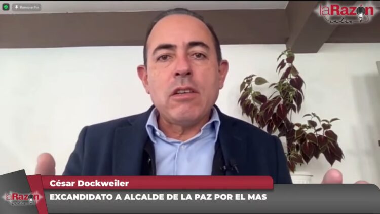 El excandidato a la Alcaldía de La Paz César Decokweiler denunció a concejales. Foto: La Razón Radio