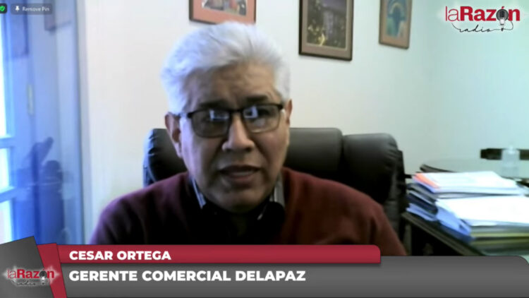 El gerente comercial de Delapaz, César Ortega, en La Razón Radio.