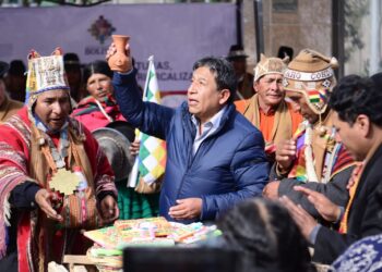 Choquehuanca sugiere ‘no carne, no trago y no sexo’ desde 40 días antes del Año Nuevo Andino en Tiwanaku
