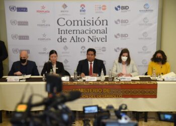 La conferencia del Comité Internacional de Alto Nivel. Foto: Rodwy Cazón