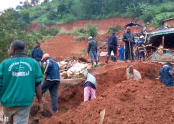 Imagen referencial del deslizamiento. Foto: Cortesía Journal du Cameroun