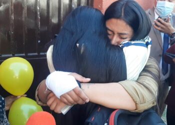 Luego de dos meses, Dana deja el penal de Obrajes. Foto: La Razón