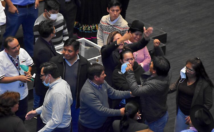 El bochorno en la elección del Defensor del Pueblo, el viernes. Foto: APG