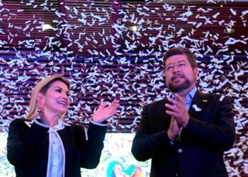 Samuel Doria Medina fue acompañante de fórmula de la candidatura frustrada de Jeanine Áñez. Foto: Jeanine Áñez