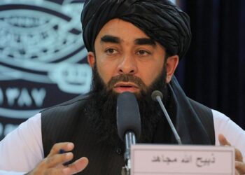 El portavoz de los taliban, Zabiulá Muyahid, declaró que no tenía constancia del arresto de Yaqobi. Foto: AFP