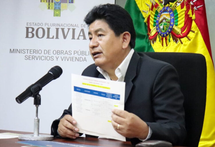 Obras Públicas pide a Camacho y Condori pagar la contraparte para la vía Muyupampa – Ipatí