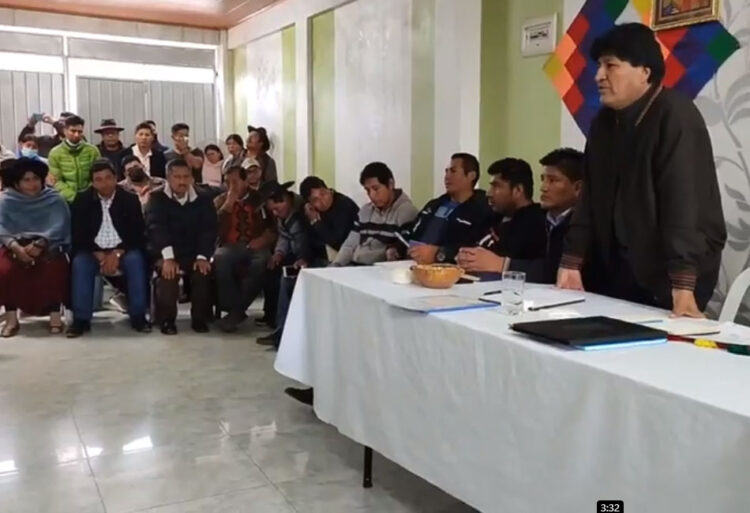 Evo Morales dice que goza su libertad y que ‘nunca quisiera ser funcionario’