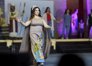 La actriz iraquí Inas Taleb. Foto: radionacional.com.pe.