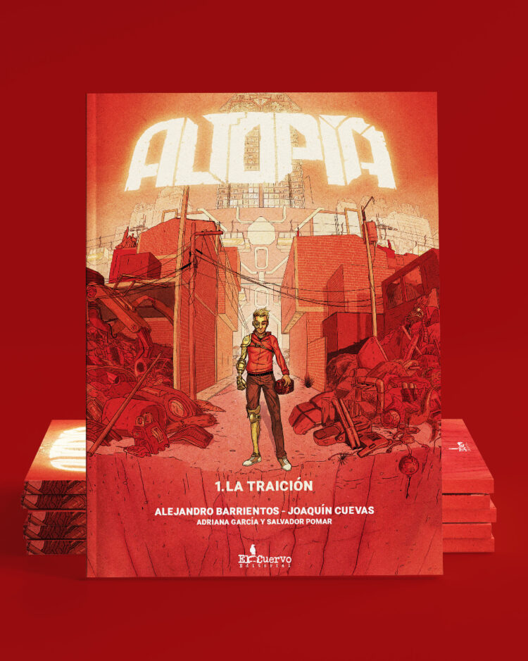 Tapa del cómic ‘Altopía’. Foto: El Cuervo.
