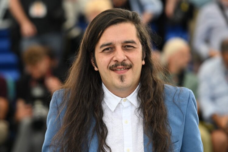 El director costarricense Ariel Escalante, en el Festival de Cannes. Foto: AFP.