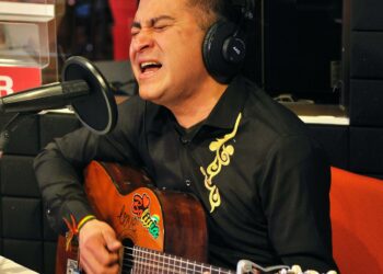 El artista argentino Ariel Isaías. Foto: Oswaldo Aguirre.