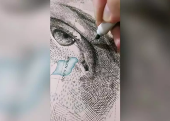 Ed Fairburn crea obras de arte a partir de mapas. Foto: Ed Fairburn.