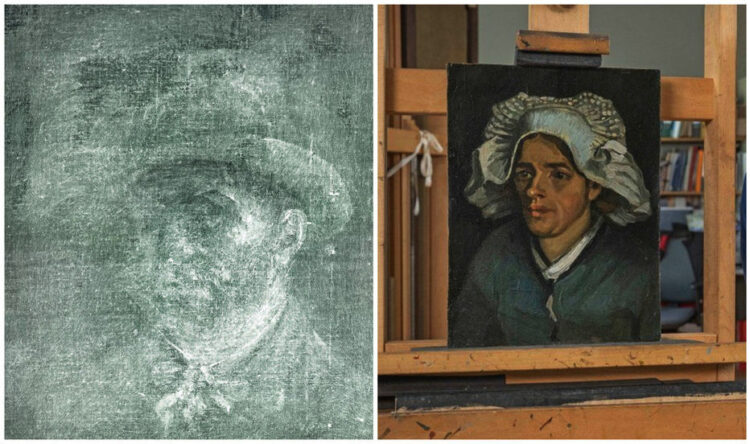 Autorretrato inédito de Van Gogh detrás de otro cuadro. Foto: montevideo.com.uy.