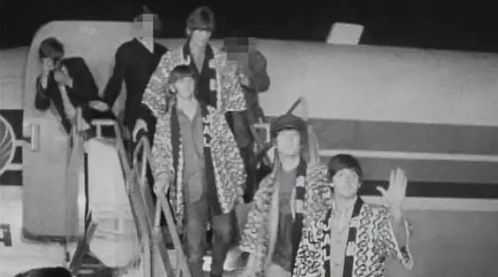 Los Beatles aparecen en un singular video de hace décadas atrás. Captura: Redes sociales.
