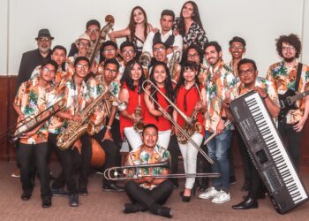 La Big Band Bolivia, esta noche en el teatro Nuna. Foto: Big Band Bolivia.