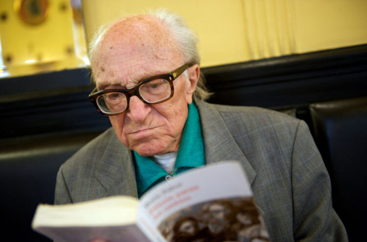 Boris Pahor, escritor italiano que reflejó experiencias propias de la barbarie nazi. Foto: AFP.