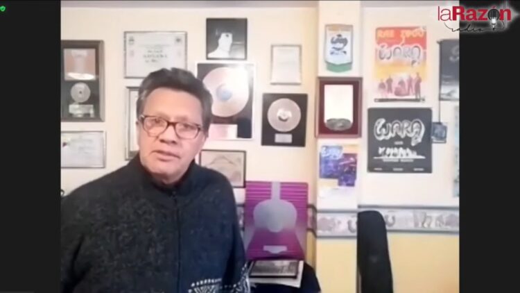 Uno de los fundadores de Wara, Carlos Daza, en entrevista virtual con La Razón Radio. Captura de pantalla: La Razón.