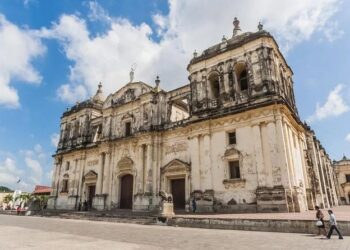 La Catedral de León, en Managua, Nicaragua. Foto: AFP.