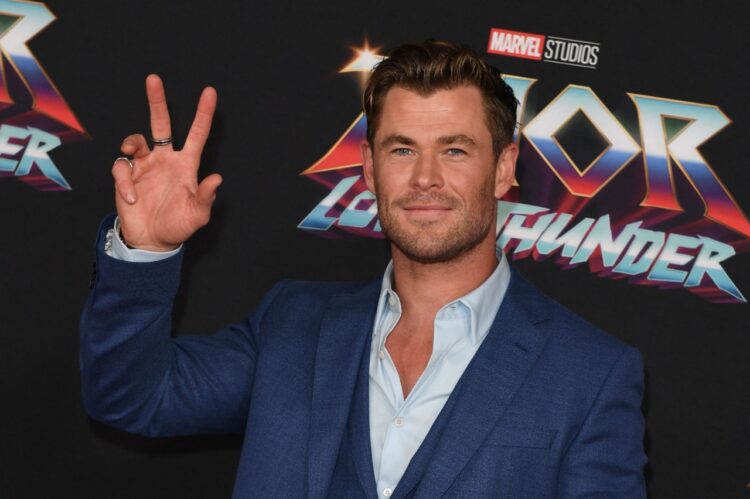 El actor Chris Hemsworth, protagonista de 'Thor: amor y trueno'. Foto: AFP.