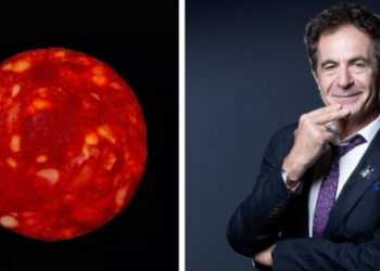 El chiste de un científico: el descubrimiento astronómico fue una rodaja de chorizo. Foto: news.eseuro.com.