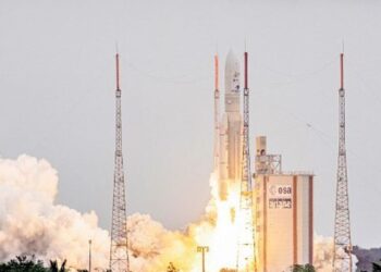 Cohete espacial. Foto: AFP.